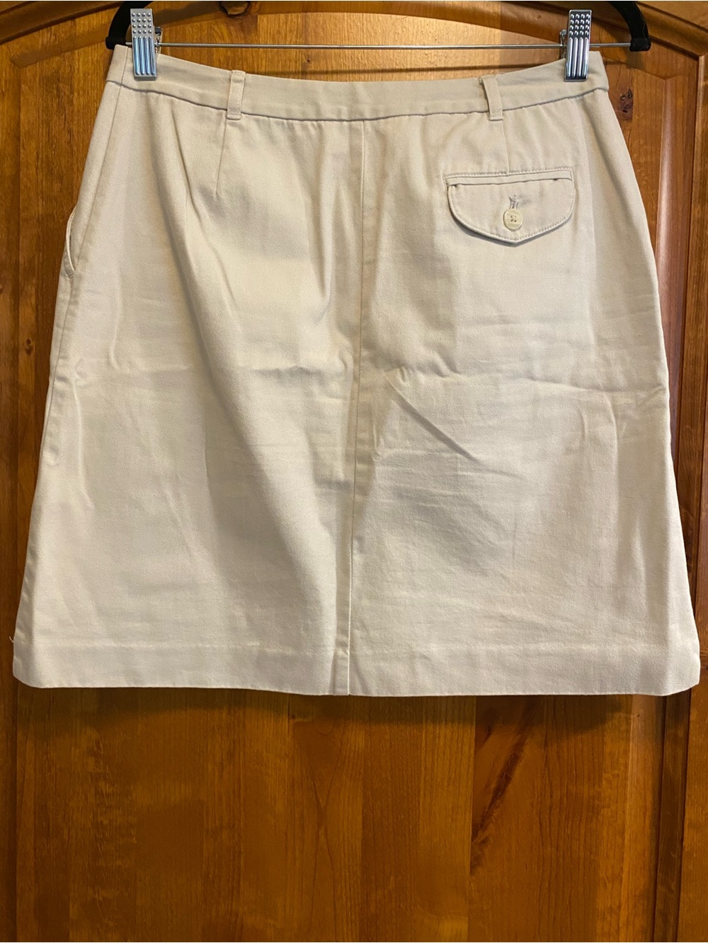 Classic Cream Mini Skirt